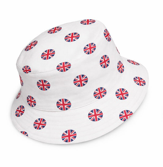 Summer Reversible Bucket Hat - ENGLAND FLAG