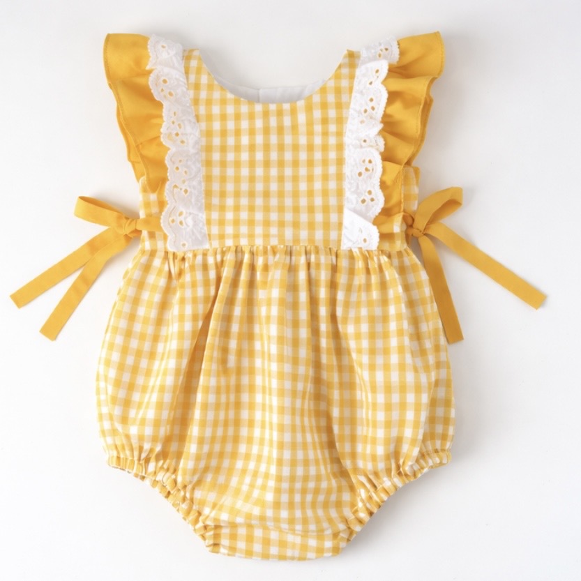 Gingham Romper