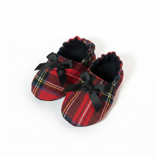 Tartan Pre-Walker Slip-ons