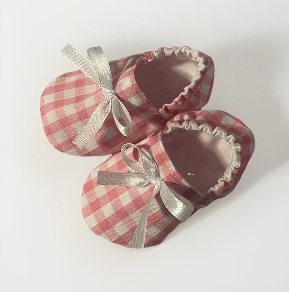 Gingham Pre-Walker Slip-ons