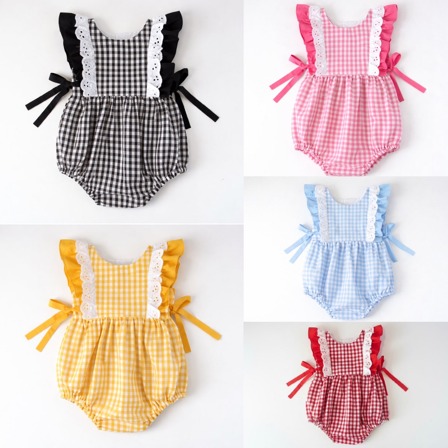 Gingham Romper