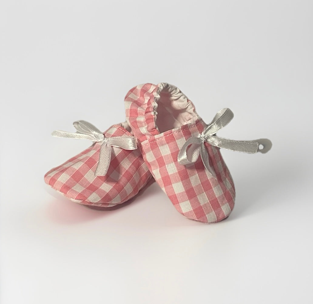 Gingham Pre-Walker Slip-ons