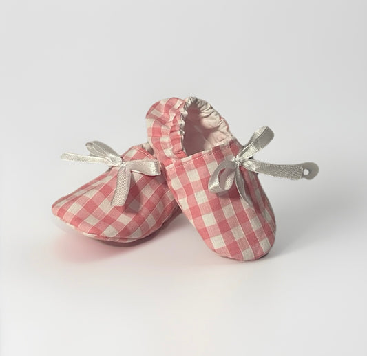 Gingham Pre-Walker Slip-ons