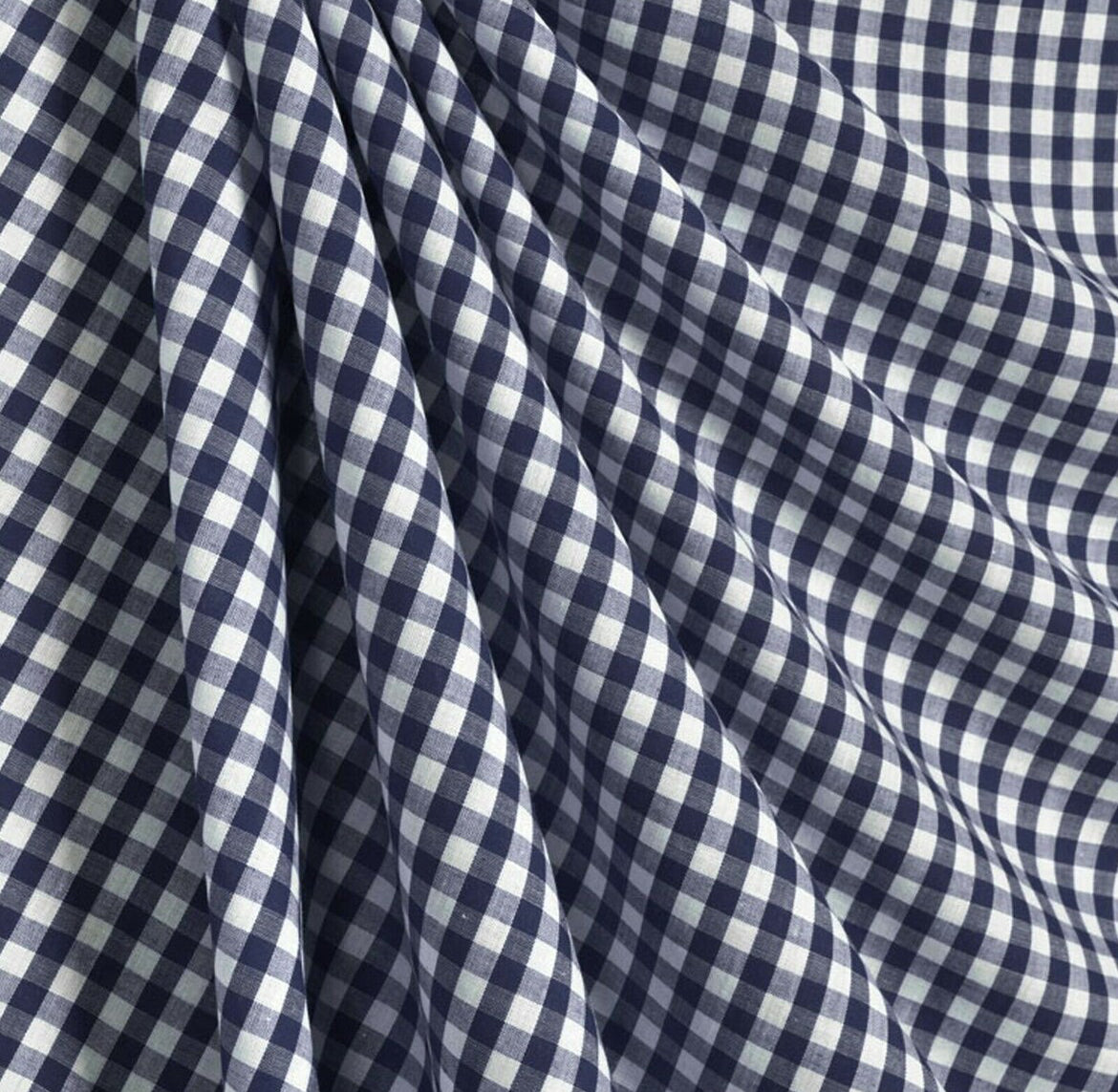 Gingham Box-pleated sleeveless Dress